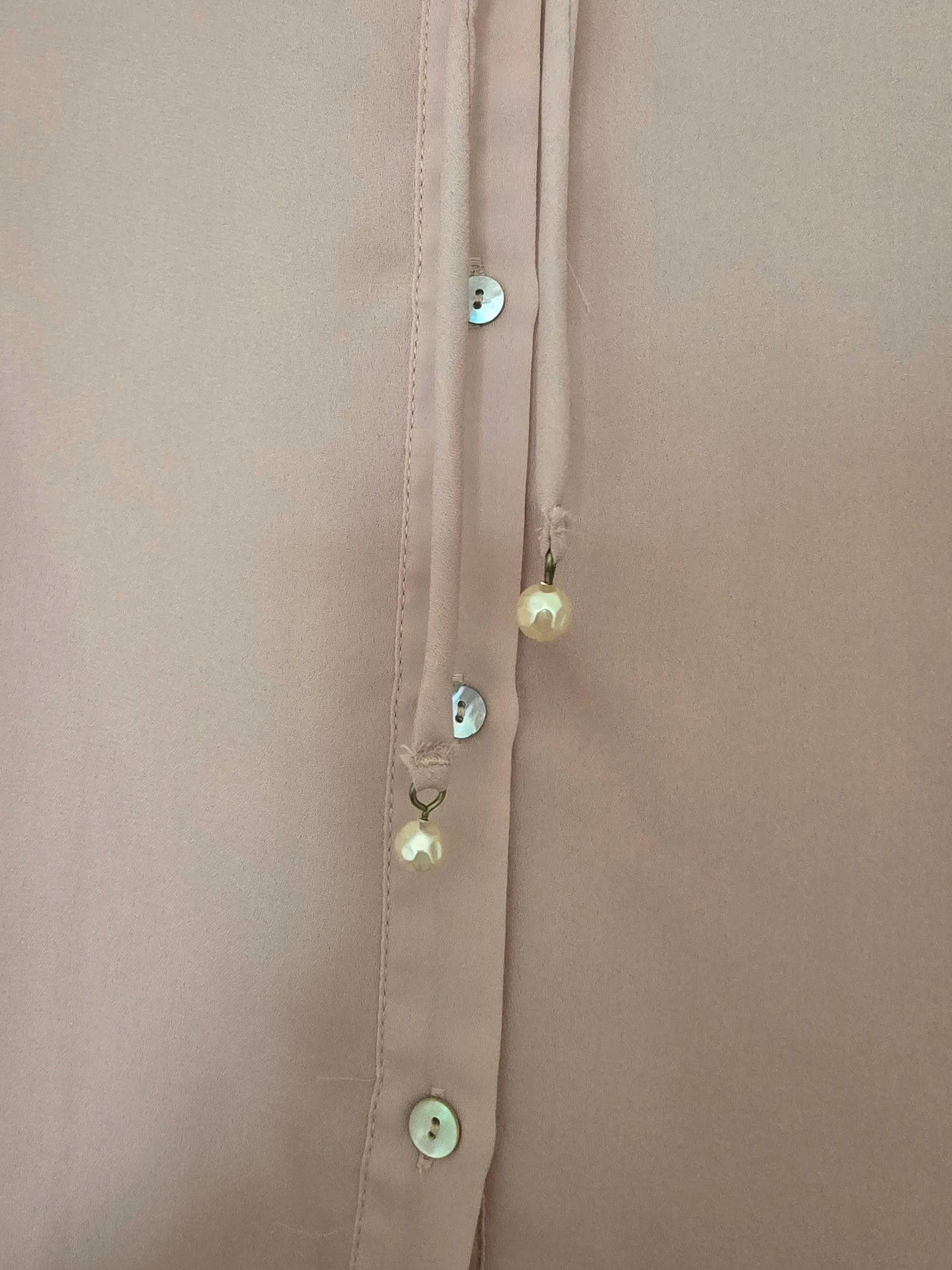 Old Pink Frilly Blouse | Zara | Size XL – photo 4